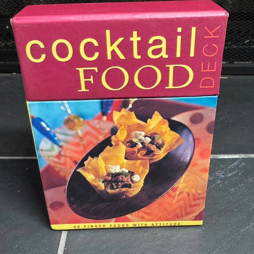 Cocktail Food Deck: 50 Finger Foods with Attitude Recipe Cards Whiteford Barber